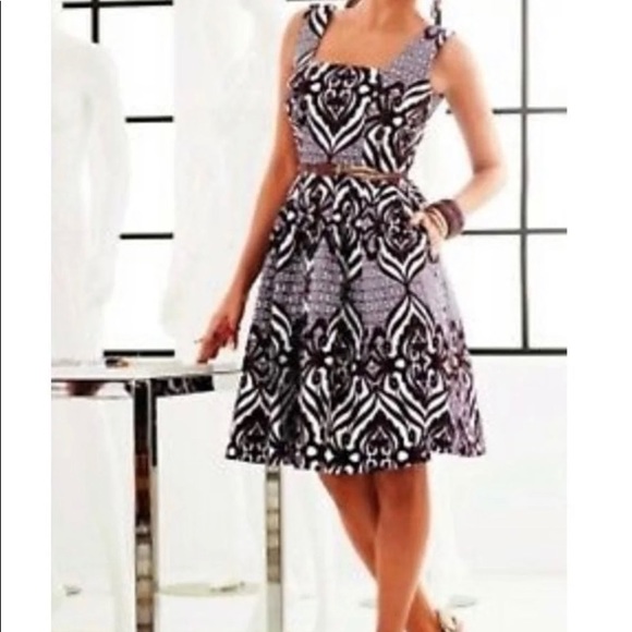 - Sleeveless Paisley A Line Dress S  (08/25) (FINAL PRICE) - Picture 1 of 10